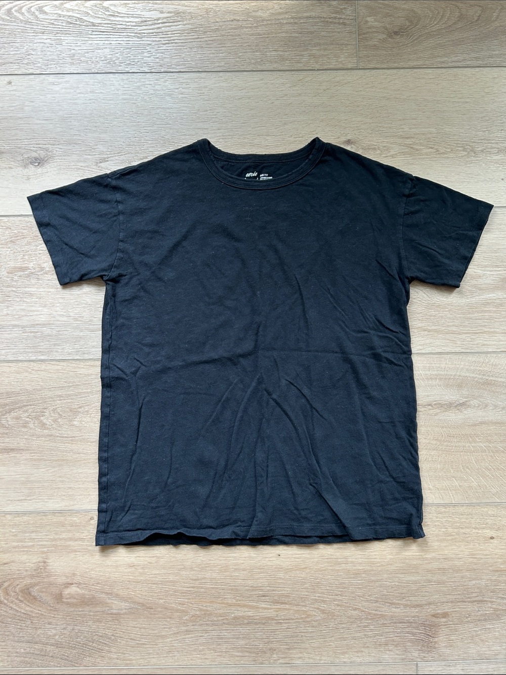 Aerie women’s black short sleeve tshirt xxs